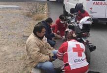 Dos personas heridas en  accidente de motocicleta