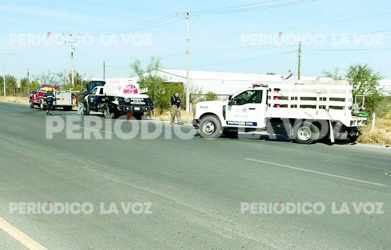 Incendio en  pipa de gas