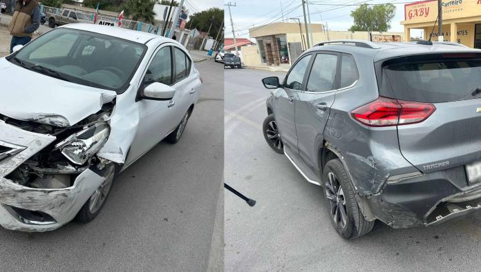 Accidente en Ciudad Acuña: Choque entre dos vehículos en la calle Aranda Reynel