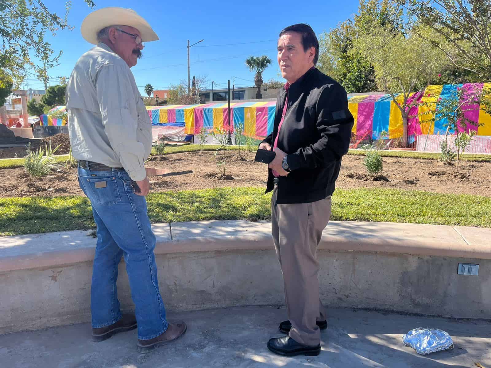 Remodelación de la Plaza Benjamín Canales prioriza el cuidado ecológico en Ciudad Acuña