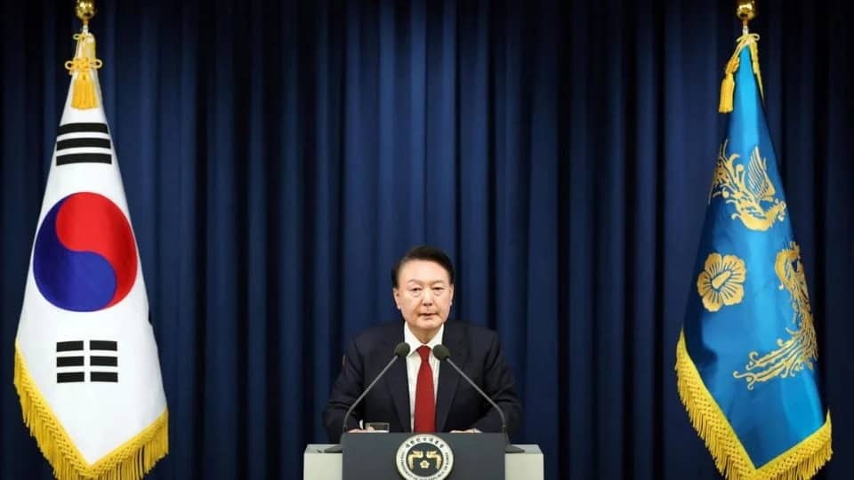 Presidente de Corea del Sur, Yoon Suk-yeol, declaró la ley marcial en el país