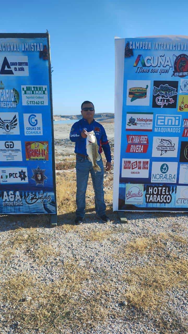 Éxito total en el serial de pesca en la Presa de la Amistad