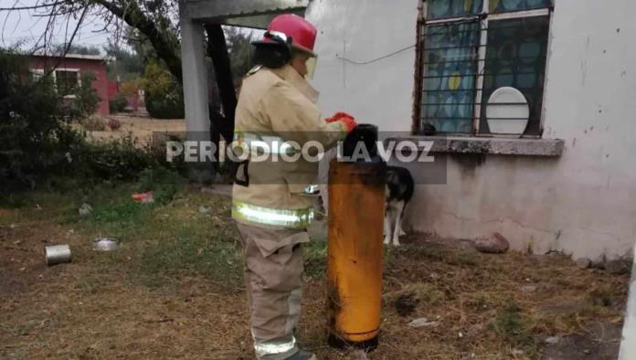 Reportan flamazo en tanque de gas