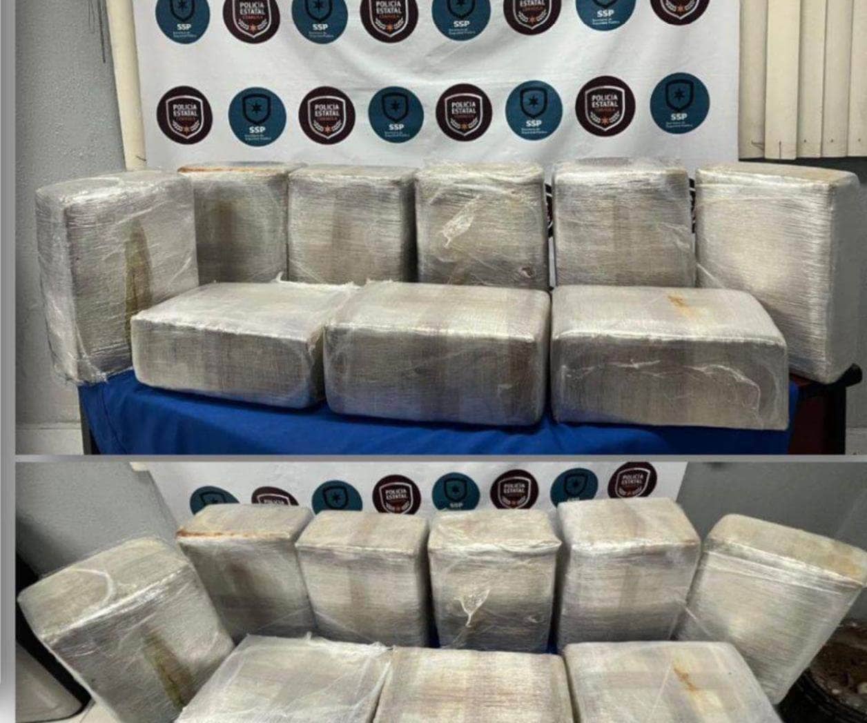 ASEGURA POLICÍA ESTATAL 100 KG DE MARIHUANA