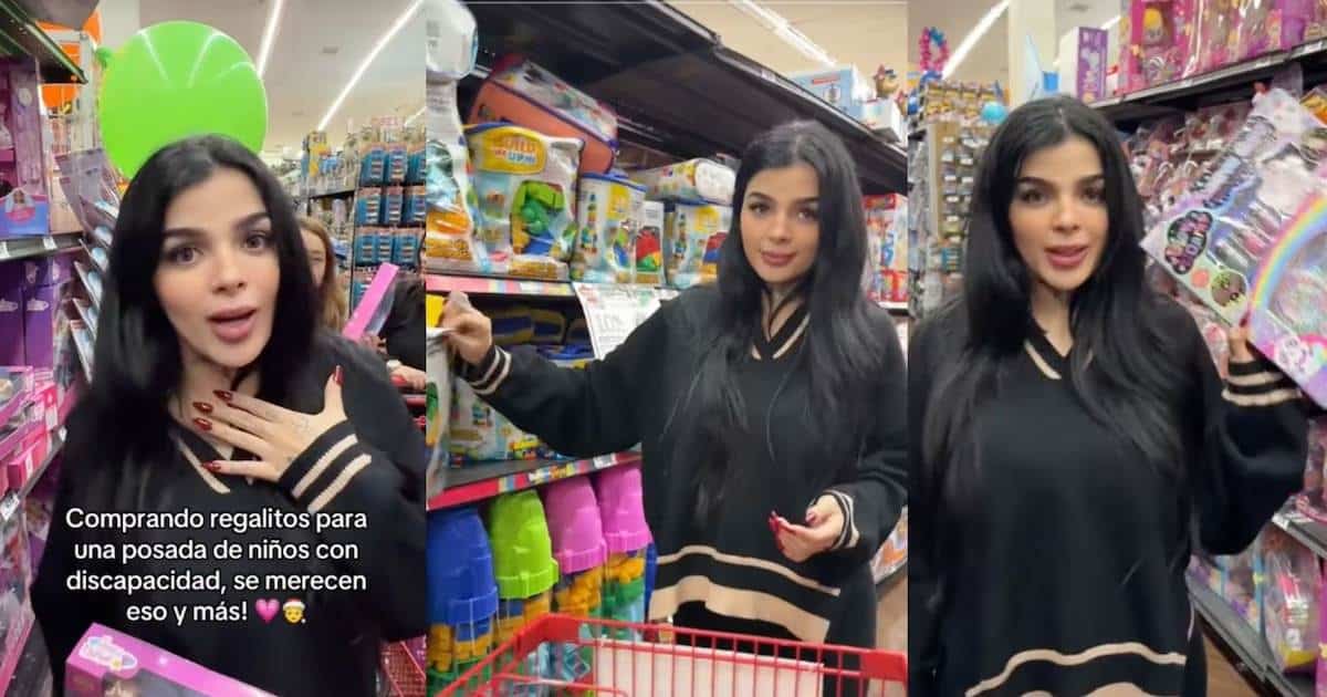 Karely Ruiz lo hace de nuevo y comprajuguetes para donar a niños con discapacidad
