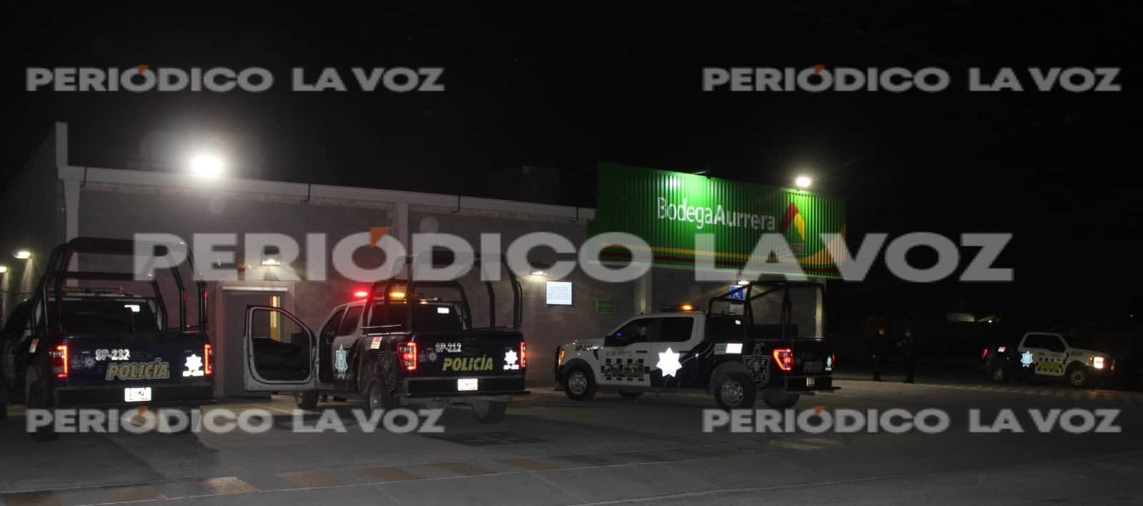 La Policía Municipal logró recuperar la caja fuerte de Bodega Aurrera Express.