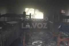 Fuego consume "Casa Hogar"