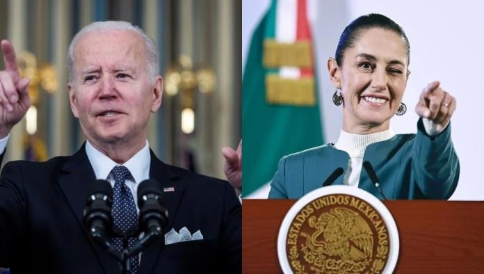 Biden agradece a Sheinbaum por la incautación de fentanilo en México