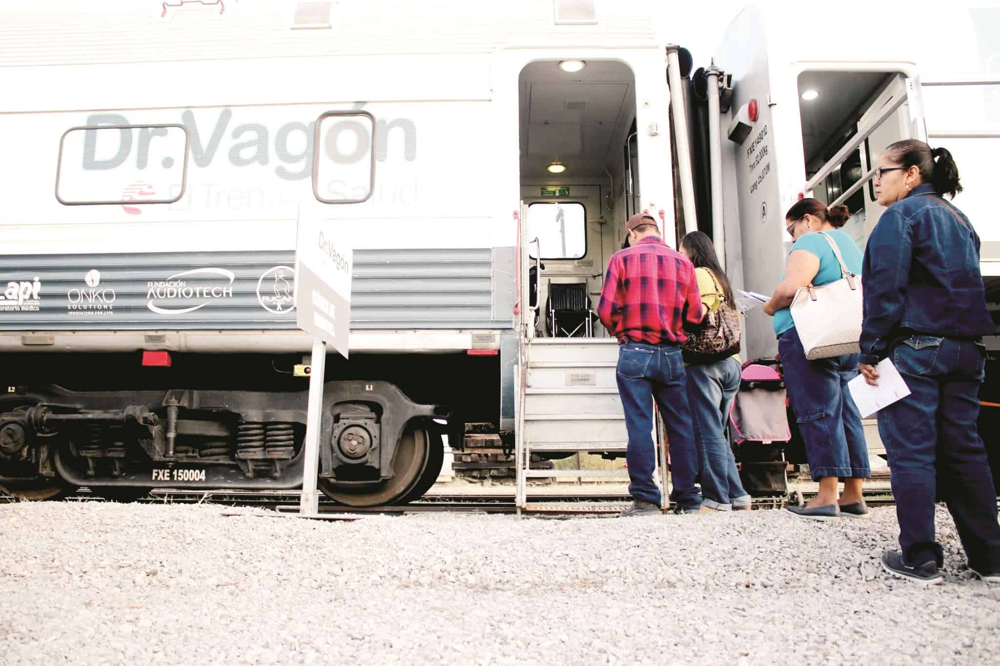 Inicia “Dr. Vagón, El tren de la salud las jornadas de atención a los sabinenses.