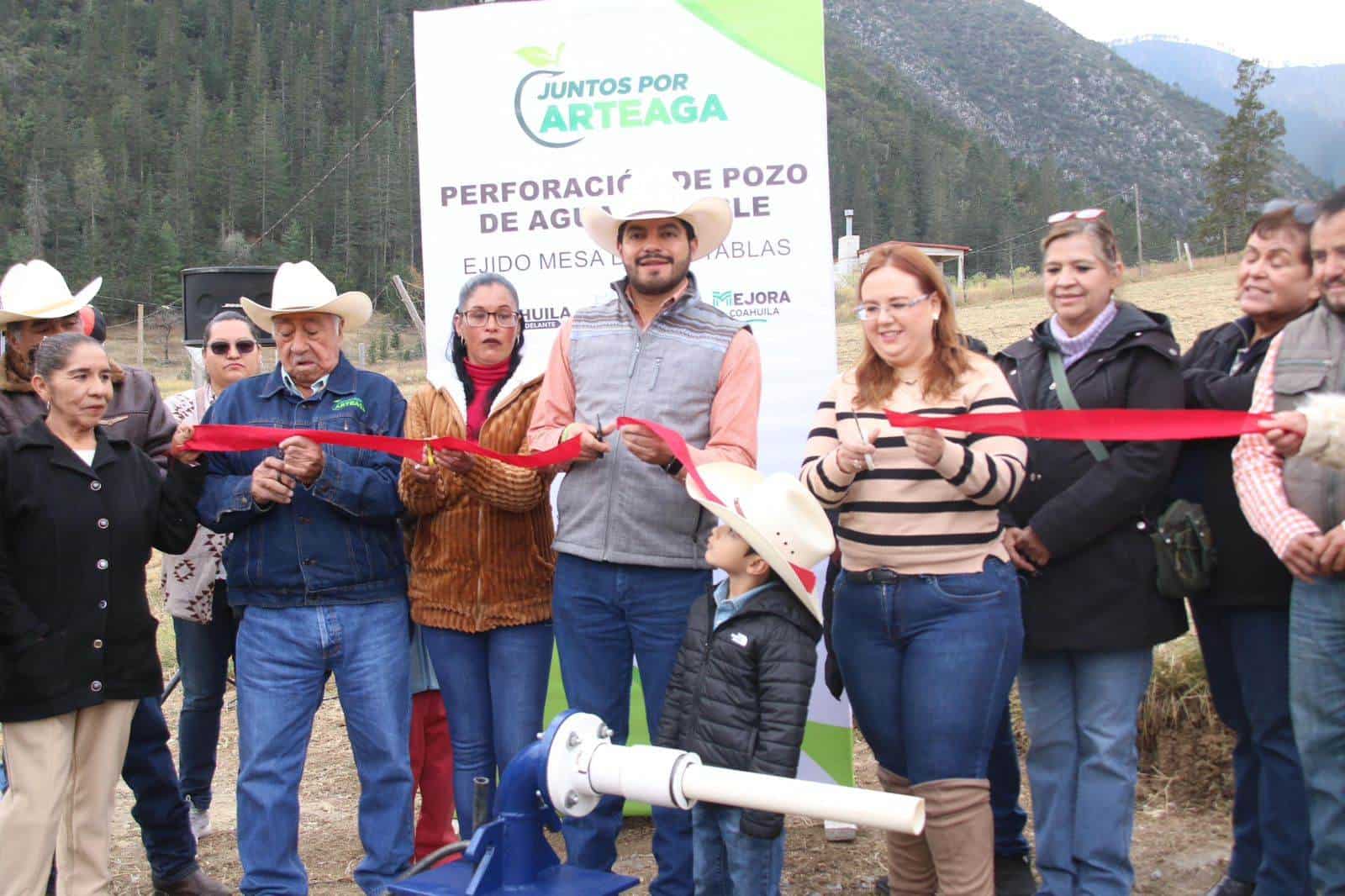 Listo pozo de agua en “Mesa de las Tablas”