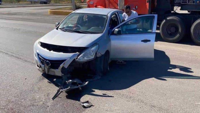 Accidente en Sabinas deja al conductor herido