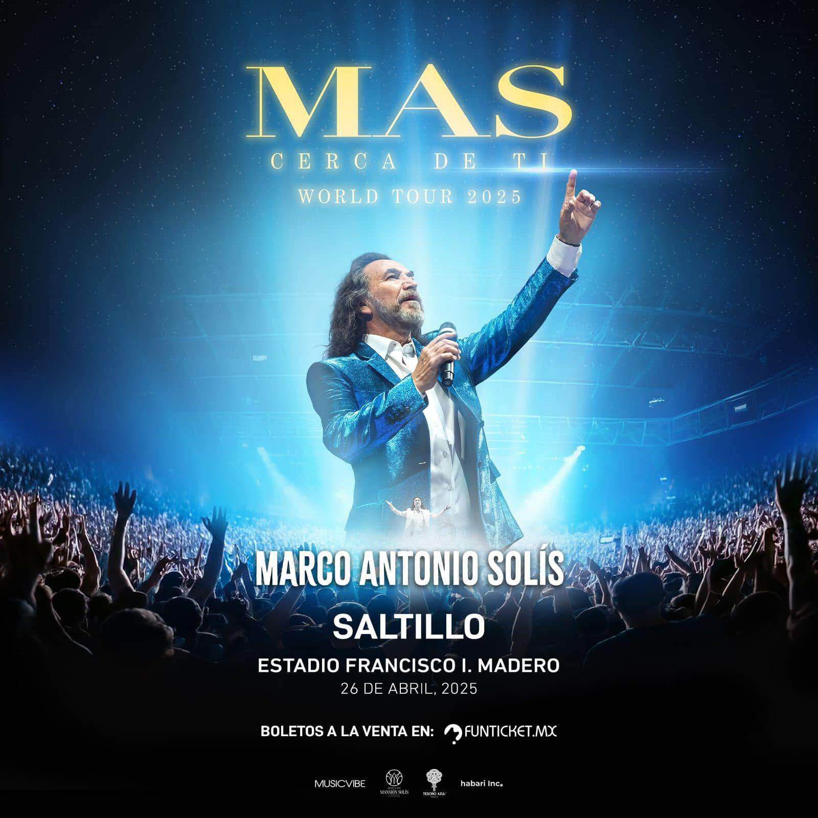 Regresará a Saltillo Marco Antonio Solís