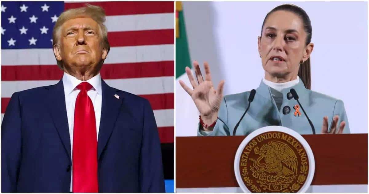 Claudia Sheinbaum pone fin a intercambio mediático con Donald Trump