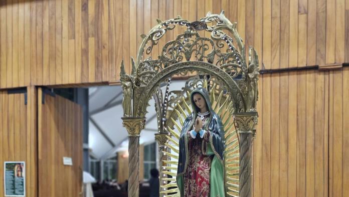 Llevan mañanitas a la Virgen de Guadalupe