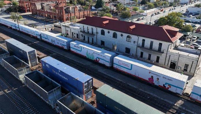 Llega a Frontera Tren de la Salud