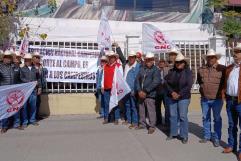 Protestan campesinos, no les pagan el PROCAMPO