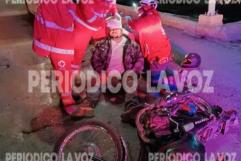 Embiste cafre a motociclista