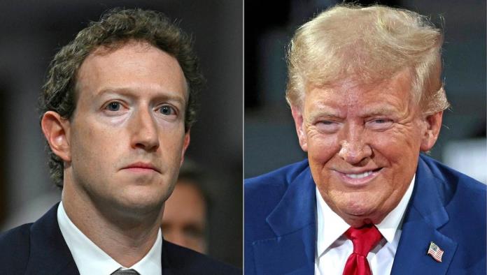 Mark Zuckerberg dona 1 mdd al fondo de Donald Trump