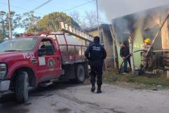 Otra vivienda termina Consumida por el fuego