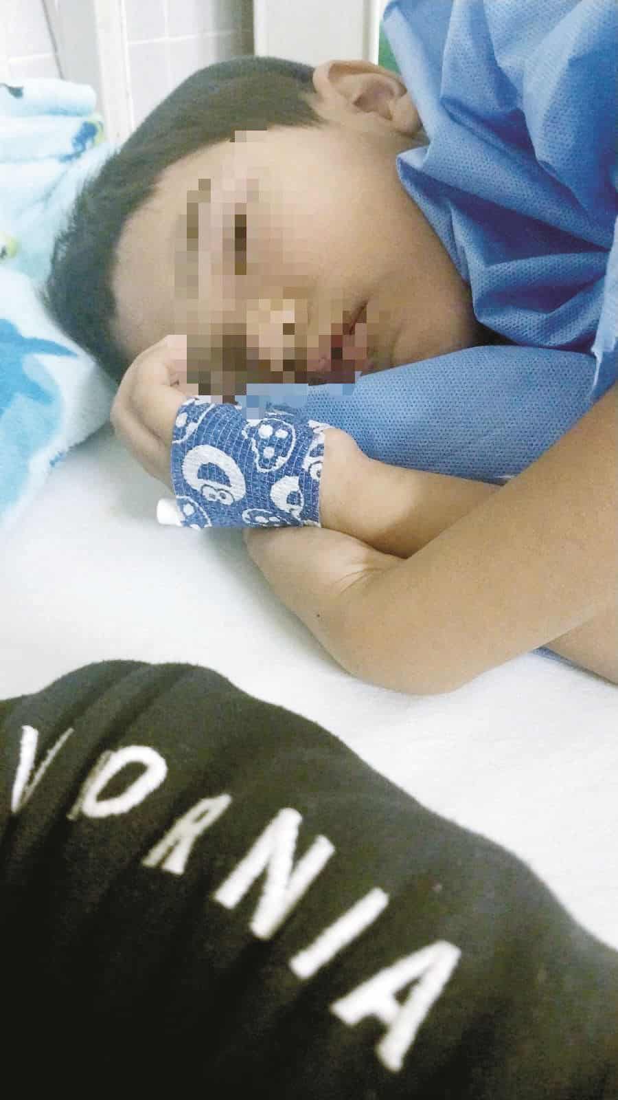 Trasladan al IMSS a menor lesionado en jardín de niños; su estado es delicado