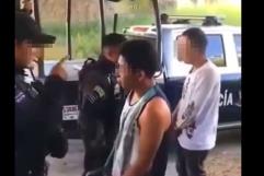 Policías de Guanajuato se graban humillado a detenidos