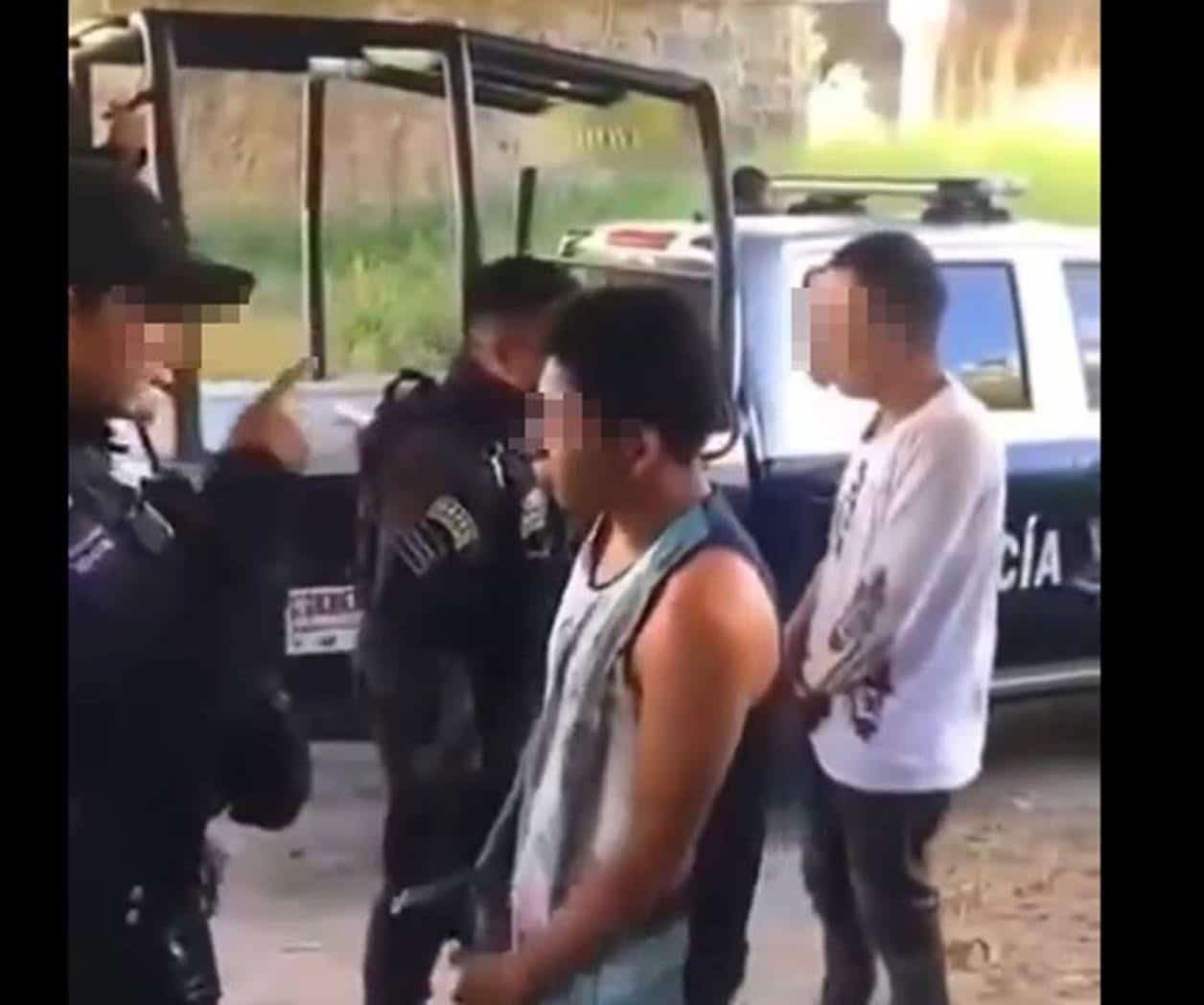 Policías de Guanajuato se graban humillado a detenidos