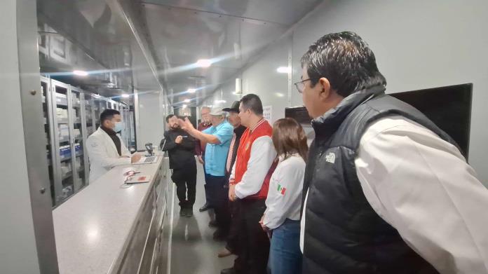 Supervisa Piña el Tren de la Salud Supervisa Piña el Tren de la Salud