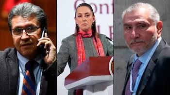 Sheinbaum llama a resolver diferencias entre Monreal y Adán Augusto