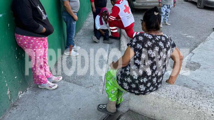 Cae abuelito en canal de desagüe Cae abuelito en canal de desagüe
