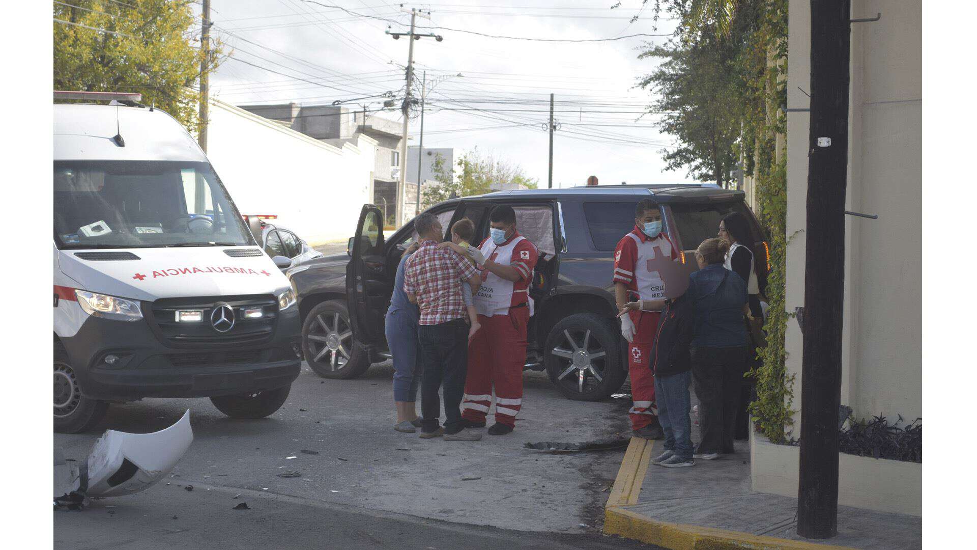 Aparatoso accidente vial