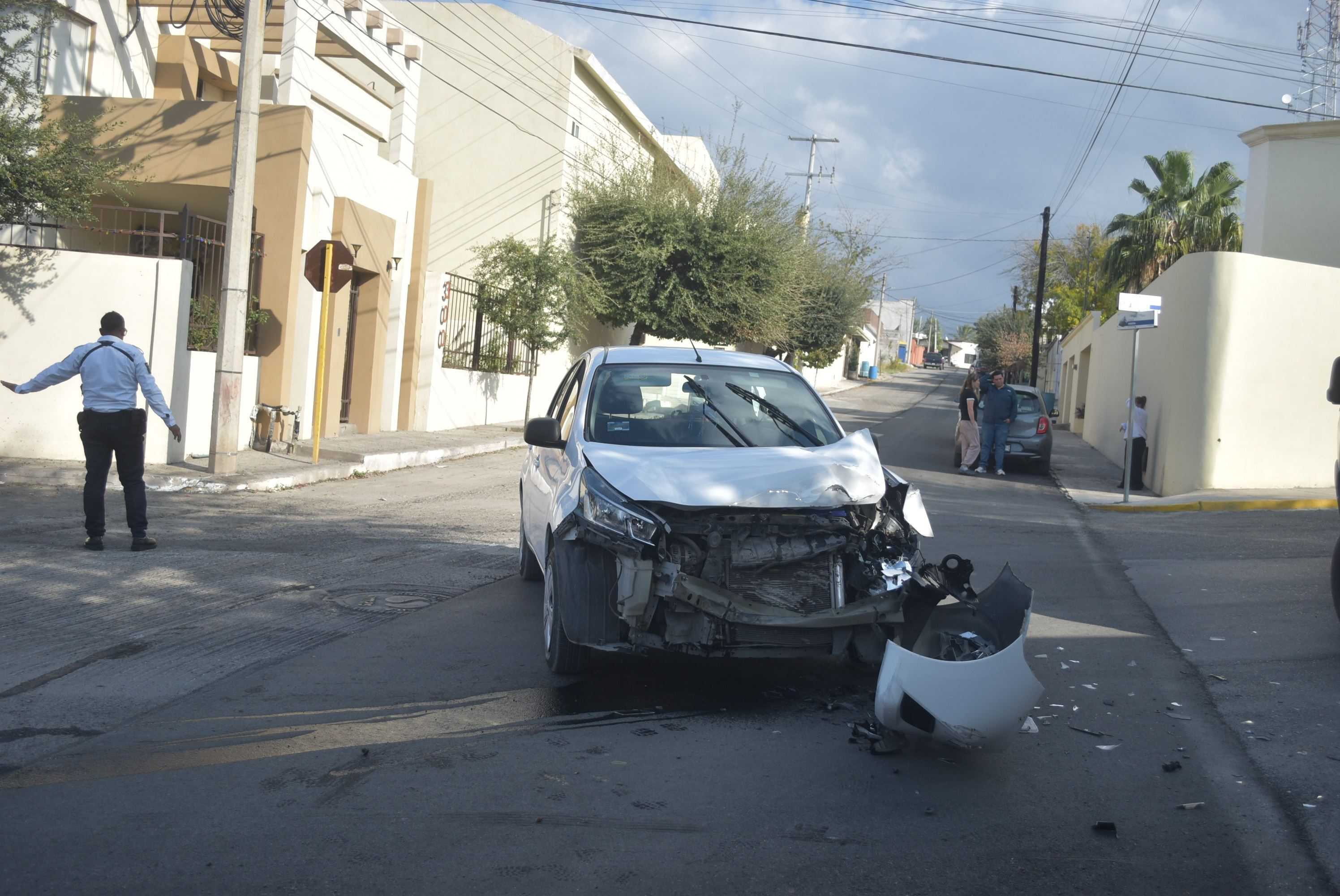 Aparatoso accidente vial