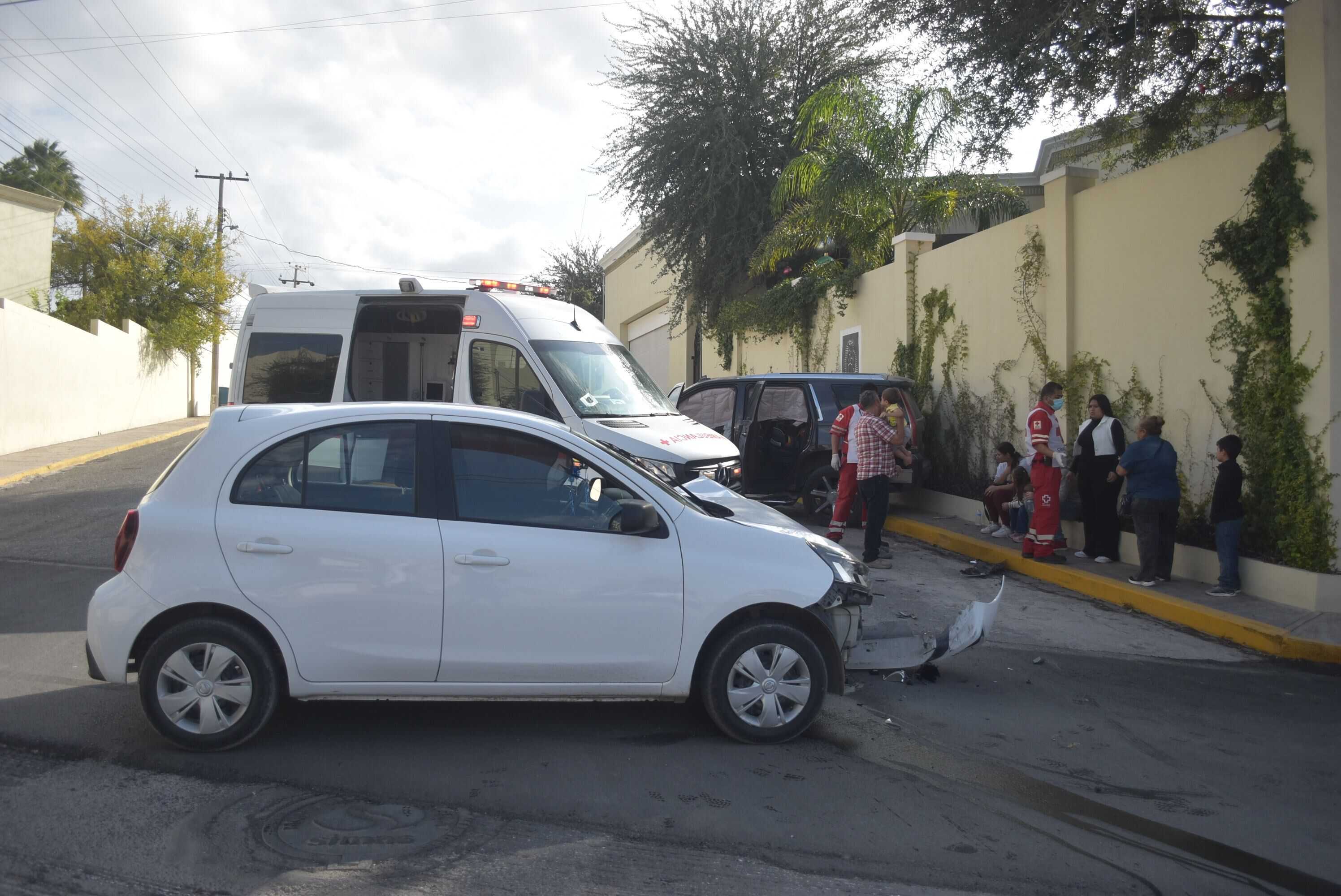 Aparatoso accidente vial