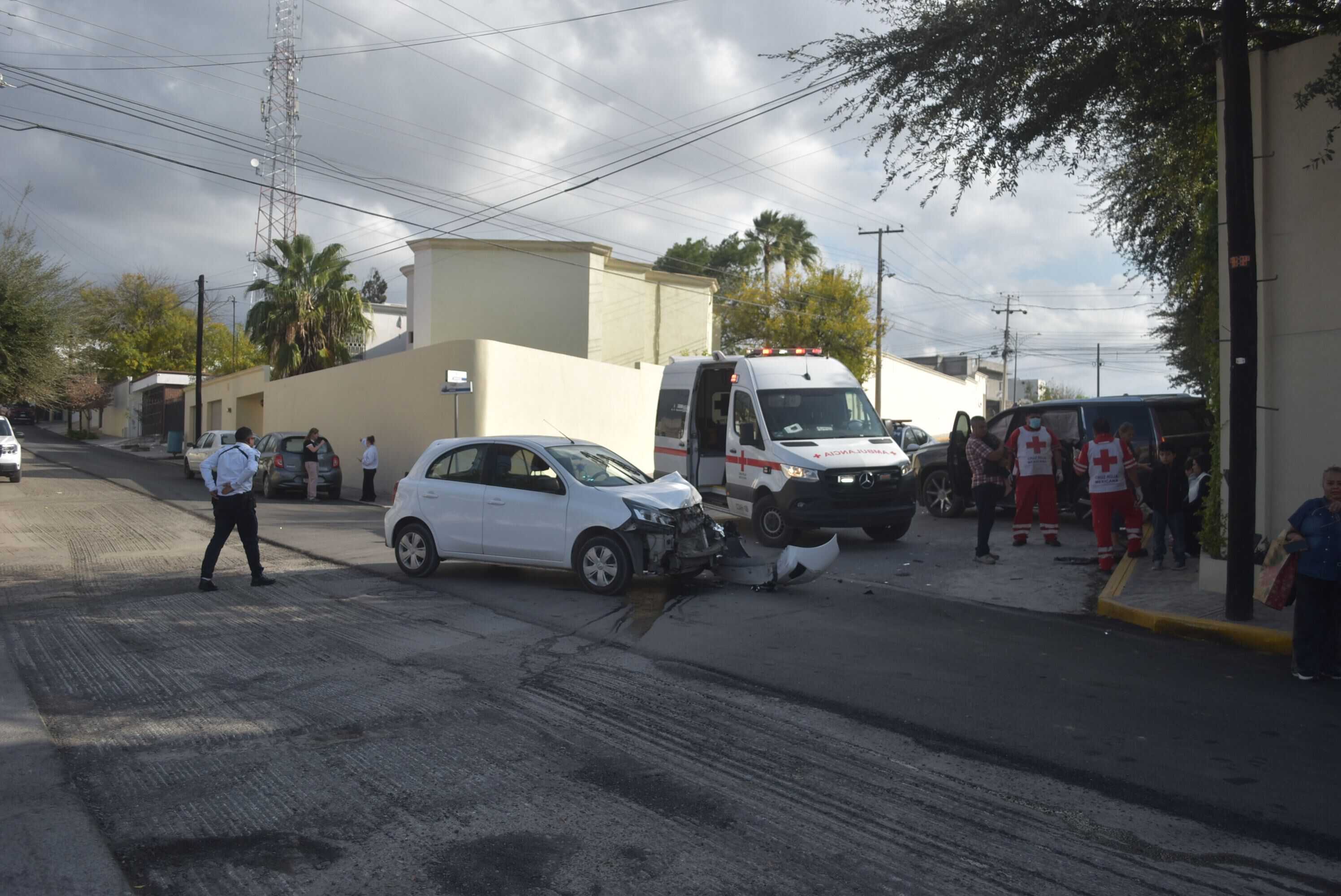 Aparatoso accidente vial