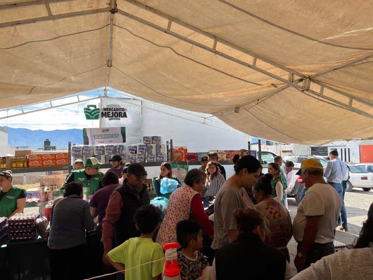 Mantendrán precios en Mercadito Mejora