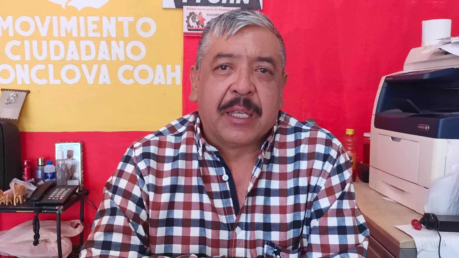 Mario Garza Pérez, coordinador del Frente Cardenista.