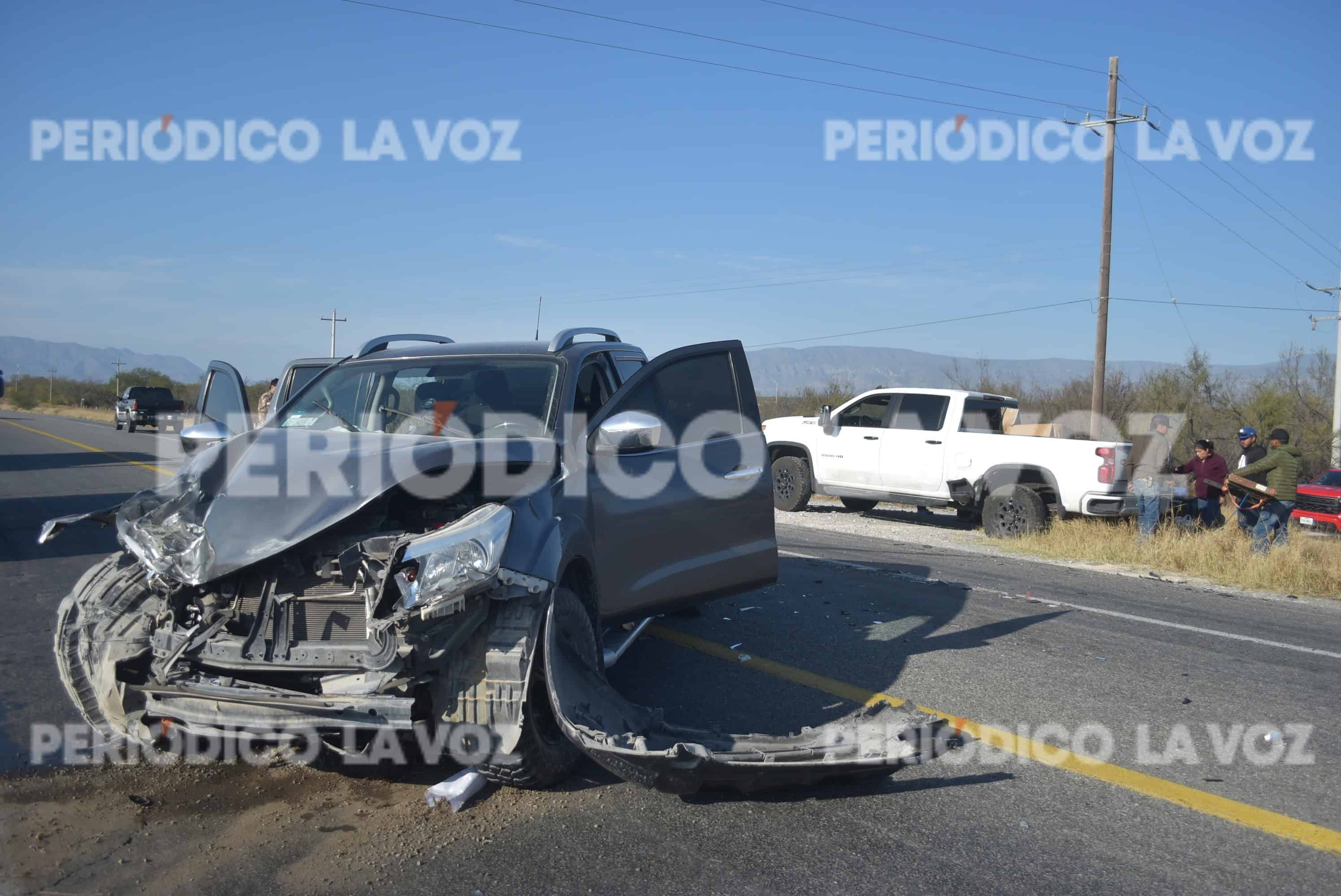 Causa paisana choque en la 53