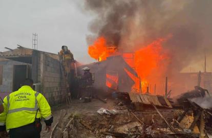 Se incendian tejabanes en la colonia Urbivilla