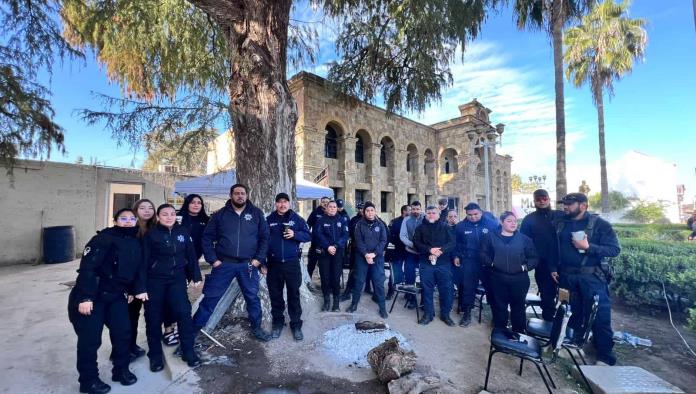 Policías agradecen apoyo ciudadano