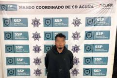 Joven Detenido por Robo a Negocio en Ciudad Acuña