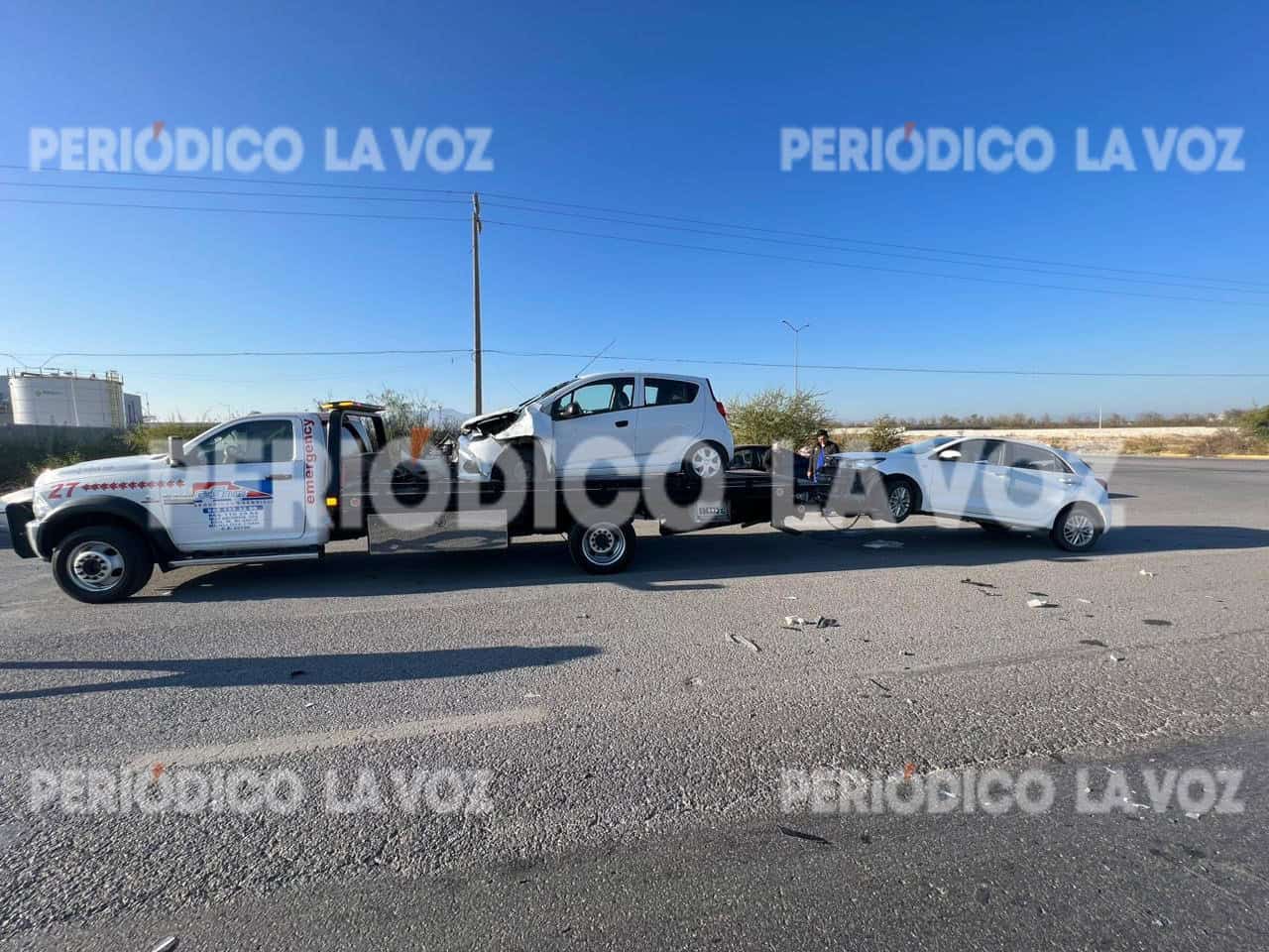 Fuerte choque en el Salinas