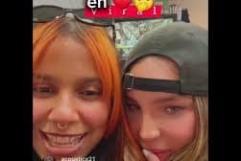 Belinda y Tokischa se pusieron coquetas en un live en Instagram