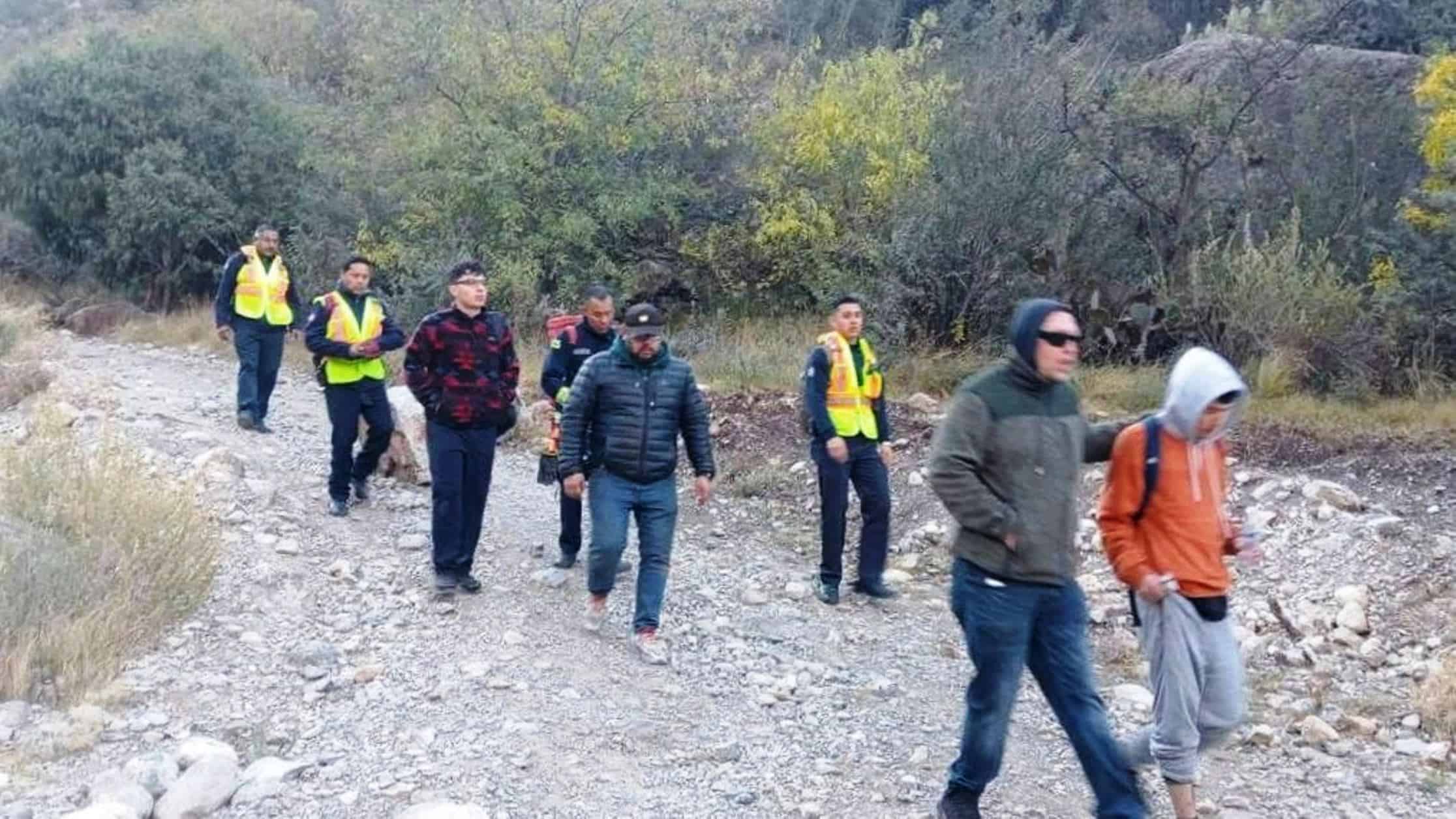 Localizan a desaparecidos, en el Cañón de San Lorenzo