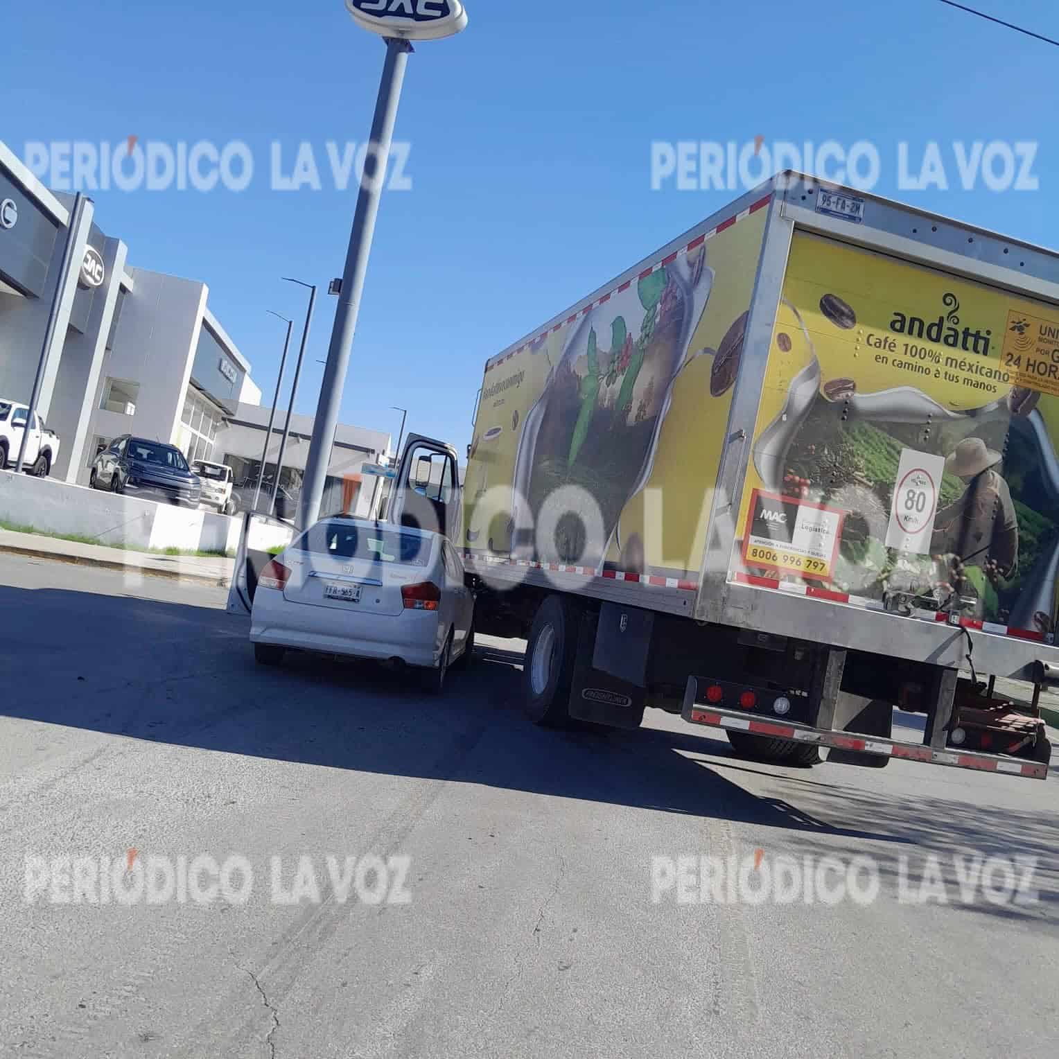 El accidente sucedió sobre el bulevar Madero a la altura de la colonia Picasso.