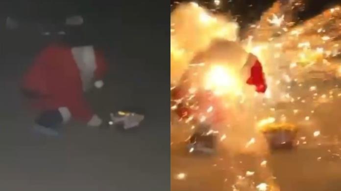 Joven pierde la vista en accidente con cohetes durante la Navidad (VIDEO) Joven pierde la vista en accidente con cohetes durante la Navidad (VIDEO)