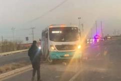 Autobús de la ruta Metropolitana sufre accidente en la carretera 57