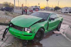 Gran Impacto en Carretera Presa de la Amistad Dejó Daños Materiales en Ciudad Acuña