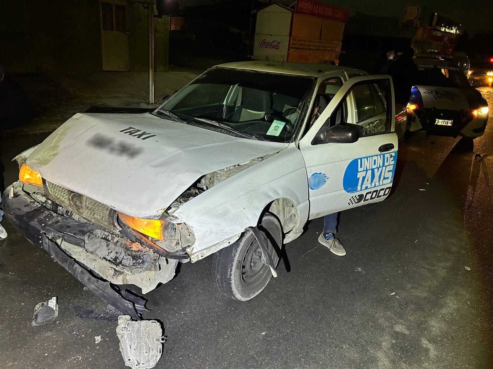 Accidente en Ciudad Acuña involucra a dos taxis sin lesionados