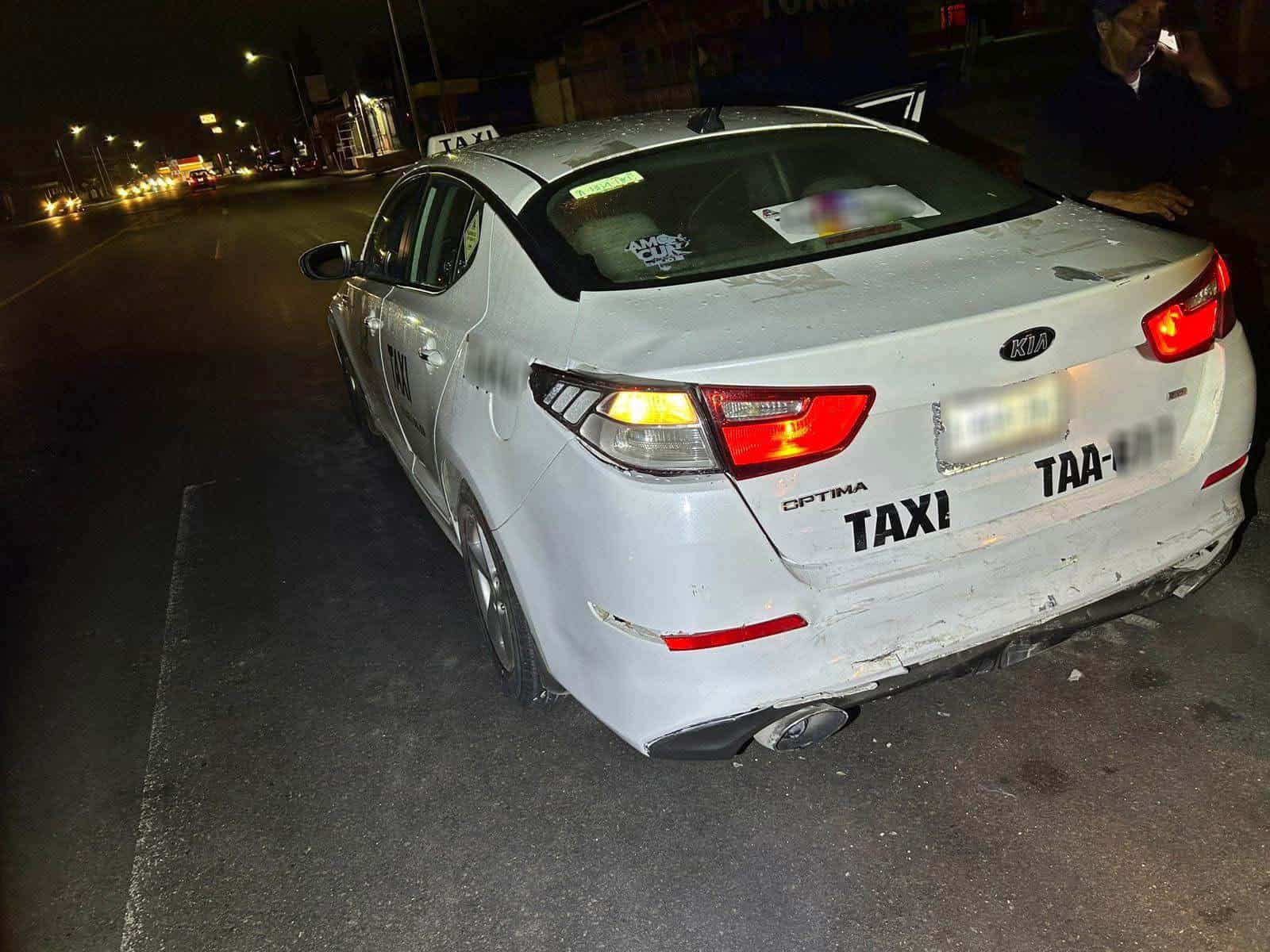 Accidente en Ciudad Acuña involucra a dos taxis sin lesionados