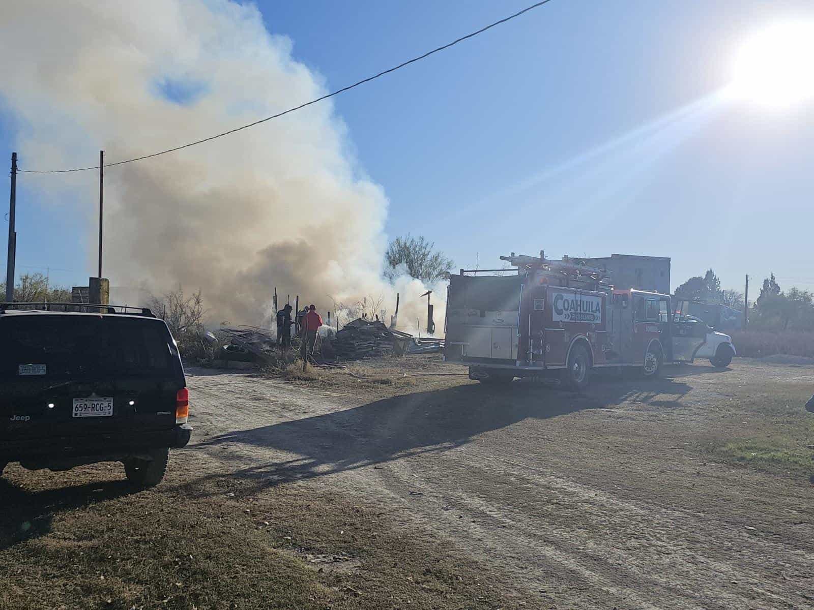 Incendio en Allende Moviliza a Protección Civil y Genera Preocupación entre Vecinos