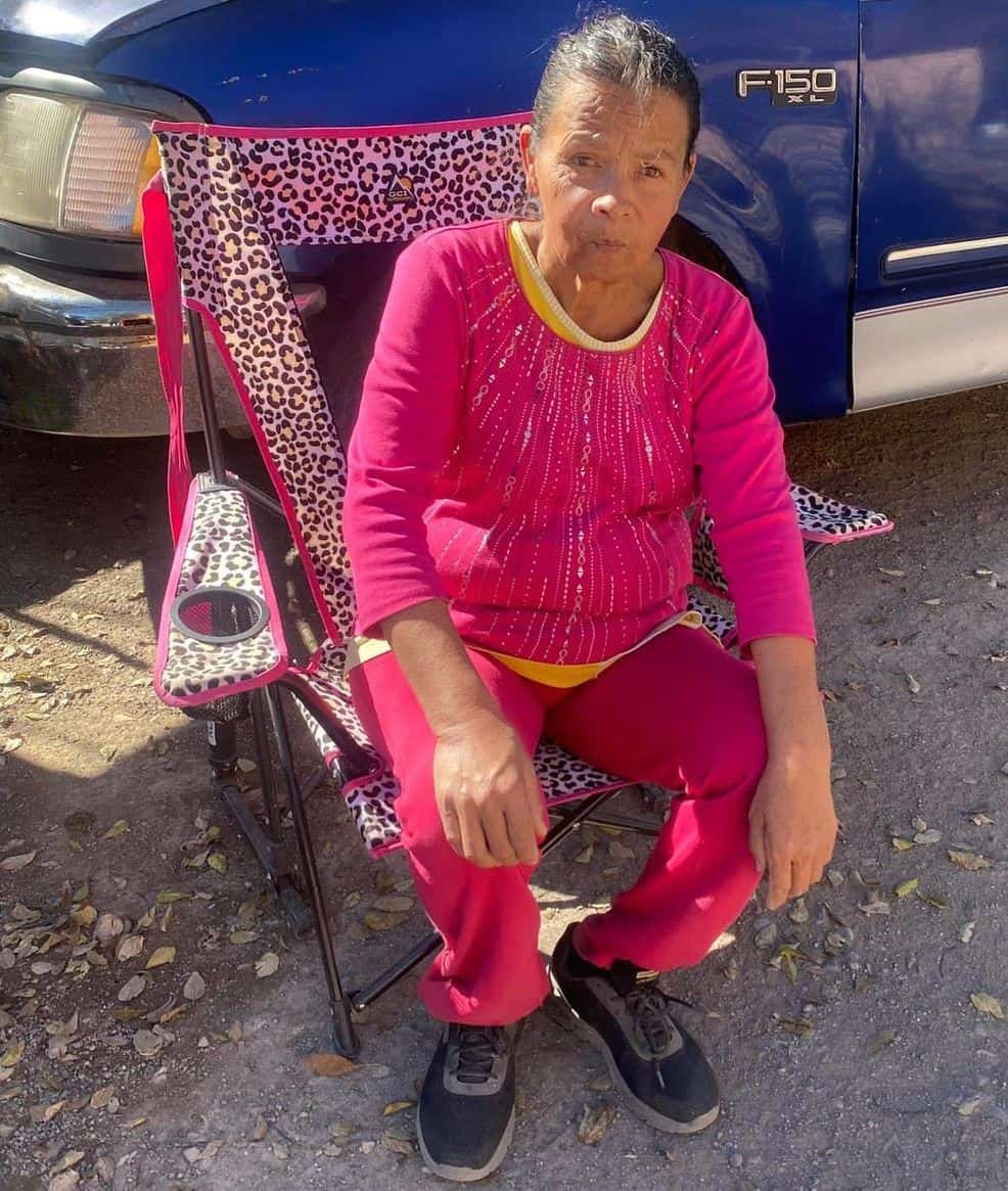 La fémina extraviada, logró reencontrarse con su familia, este sábado.